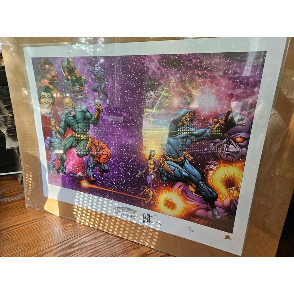 Autographed DreadStar Poster-Jim Starlin